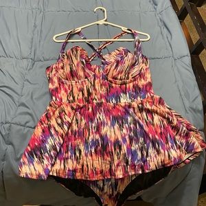 Torrid one piece slimming swimsuit